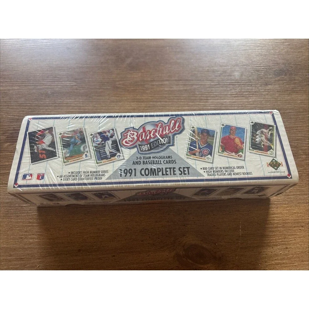 1991 Upper Deck Baseball Complete Set Factory Sealed 800 Cards High Series
